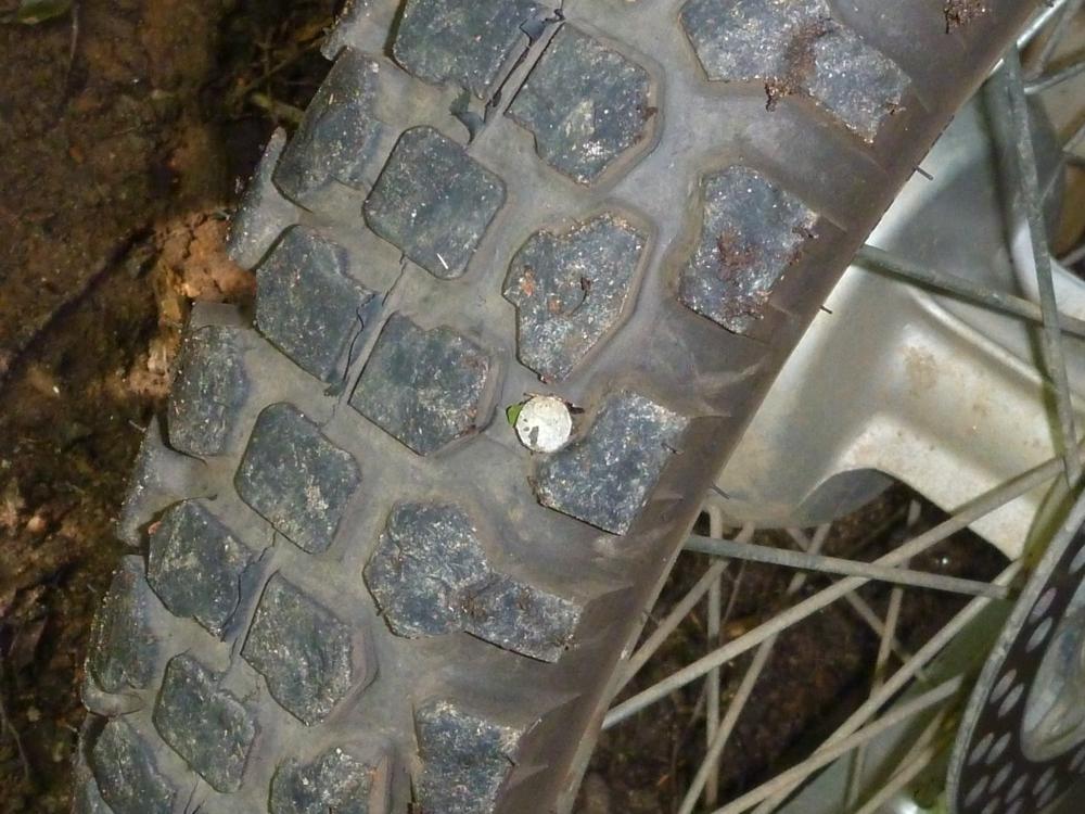 Nail in the Rear Tire